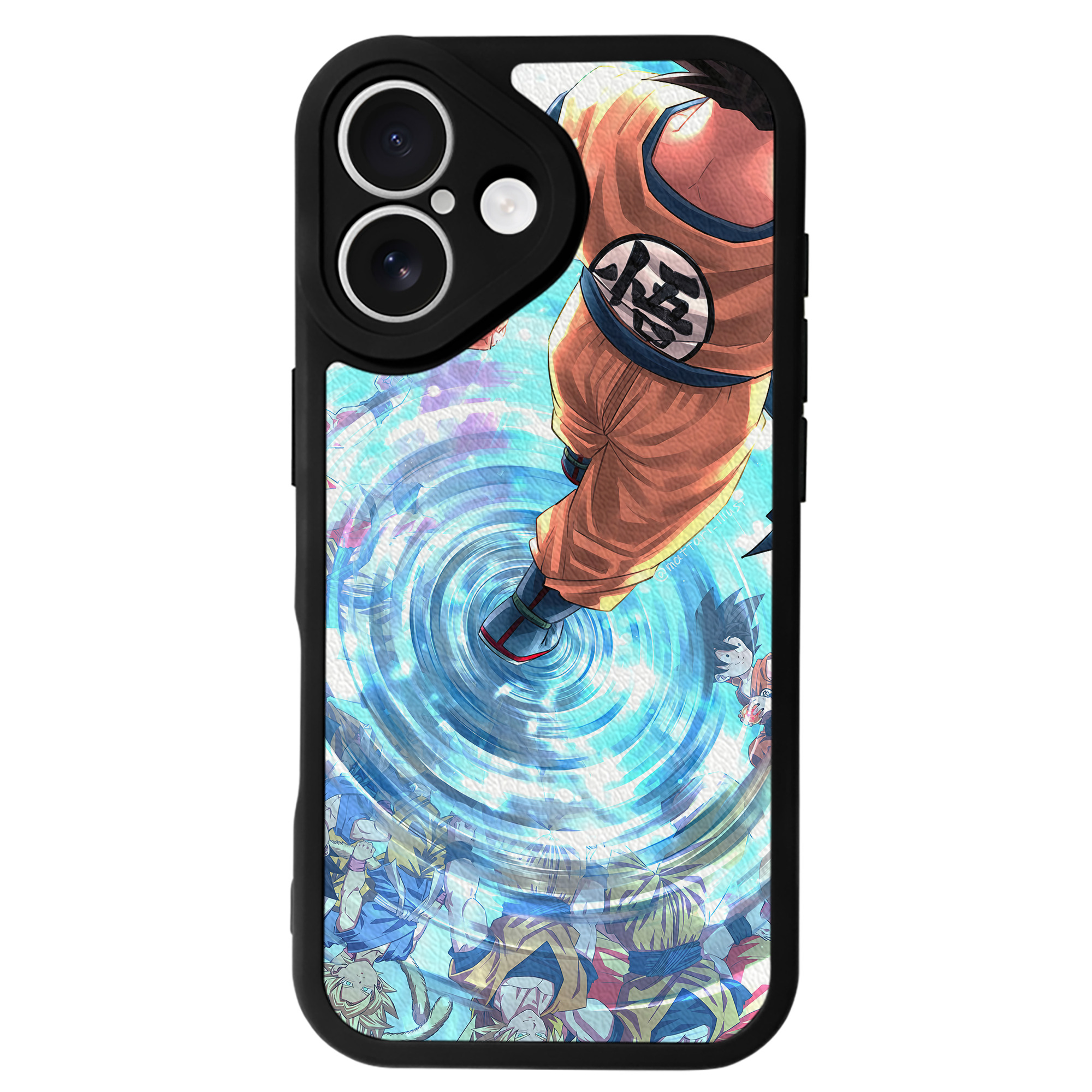（画像用） ドラゴンボール DRAGON BALL 【iPhone 16シリーズ対応】シリコンスマホケース（レザー調） 材質：シリコン